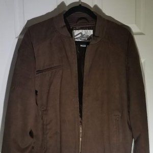 Tri Mountain Men's Microfiber Suede Jacket